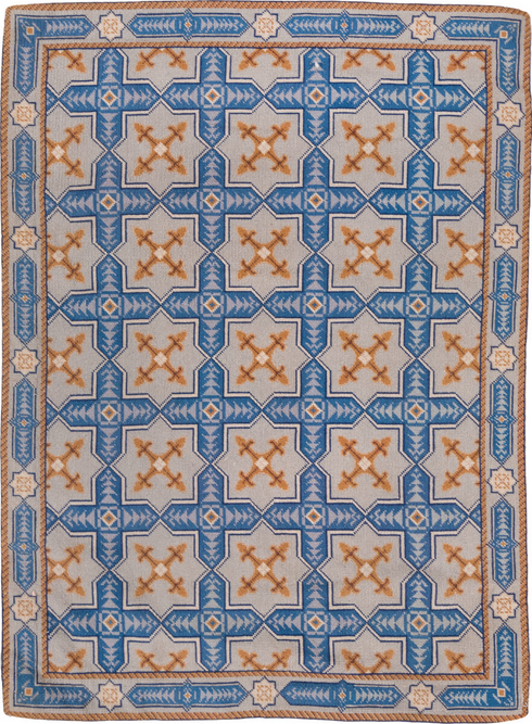 Vintage Needlepoint Area Rug (2' x 3')